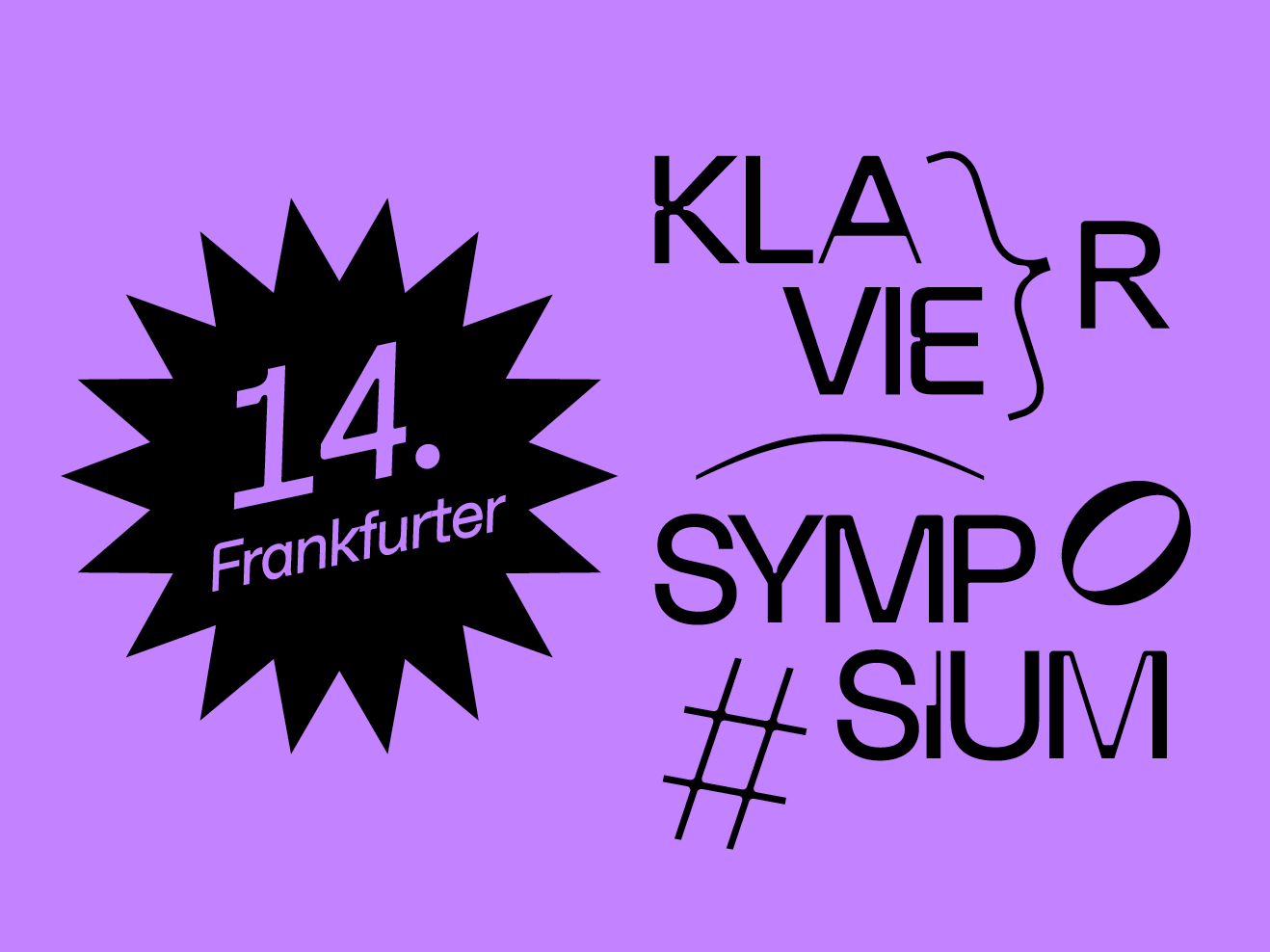 Gestalteter Text: 14. Frankfurter Klaviersymposium