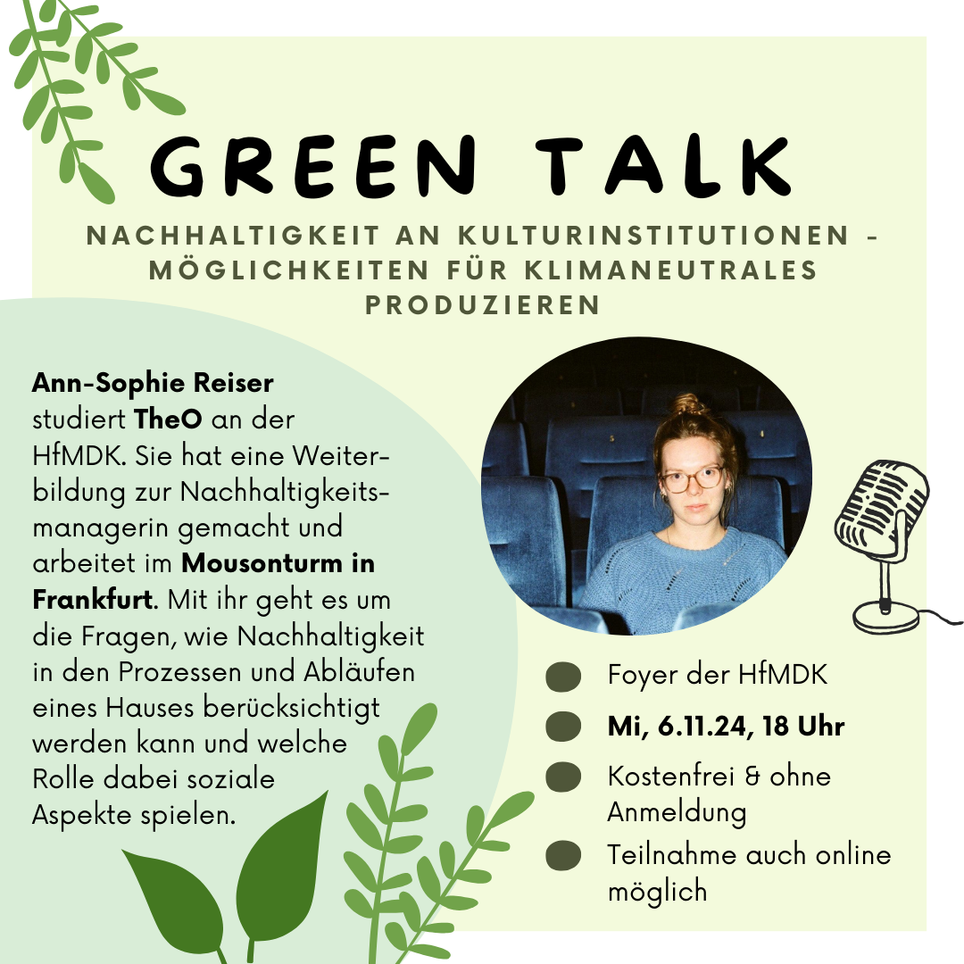 Infografik zum Green Talk