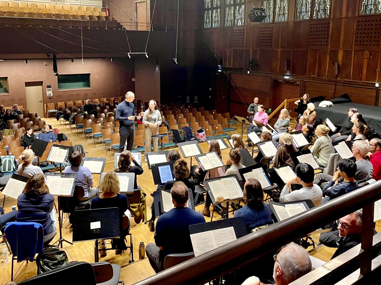 Wertvolle Impulse: Studierende dirigieren den Chor des Bayerischen Rundfunks